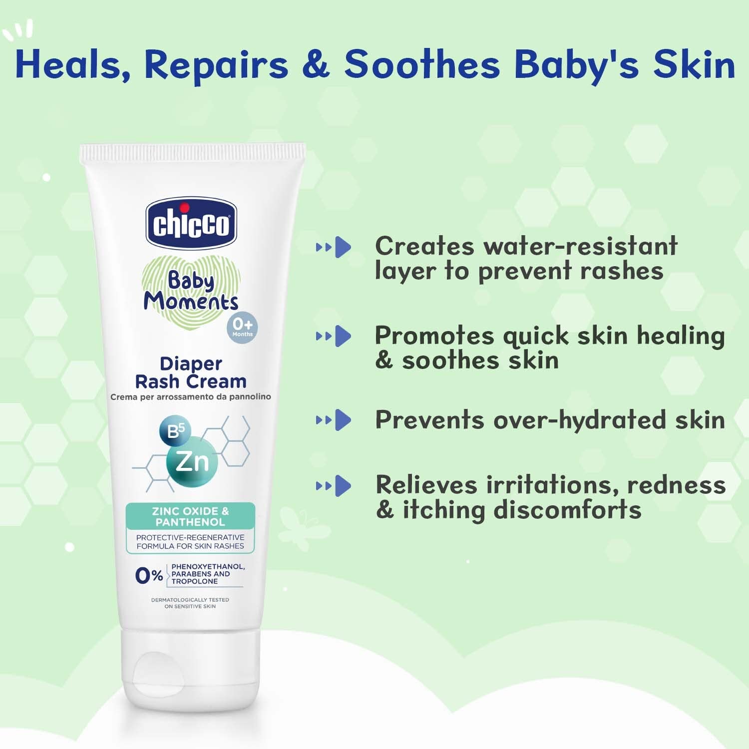 Chicco Baby Moments Diaper Rash Cream - 100 ml