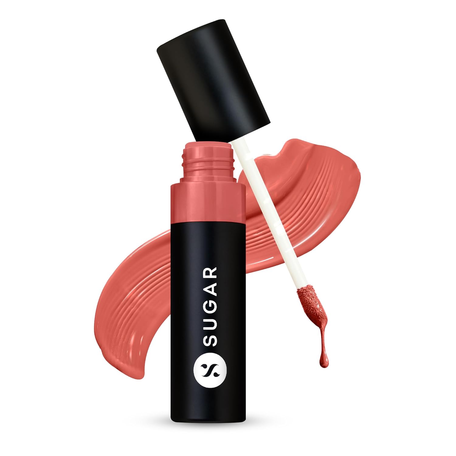 Sugar - Partner In Shine Transferproof Glossy Lipstick | Lasts upto 24hrs| - 02 Brick Bardo 3ml