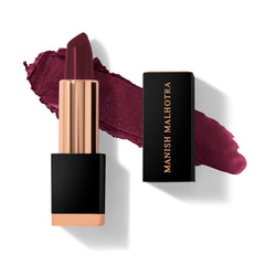 MyGlamm - Manish Malhotra Soft Matte Lipstick - Violet Dream (Deep Plum Shade) | Long Lasting, Hydrating, Moisturising, Matte Finish Creamy Lipstick