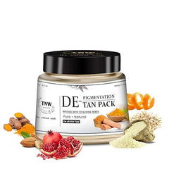 TNW - The Natural Wash De-Tan & D-Pigmentation Face Pack to Remove Dark Spots and Tanning 120g