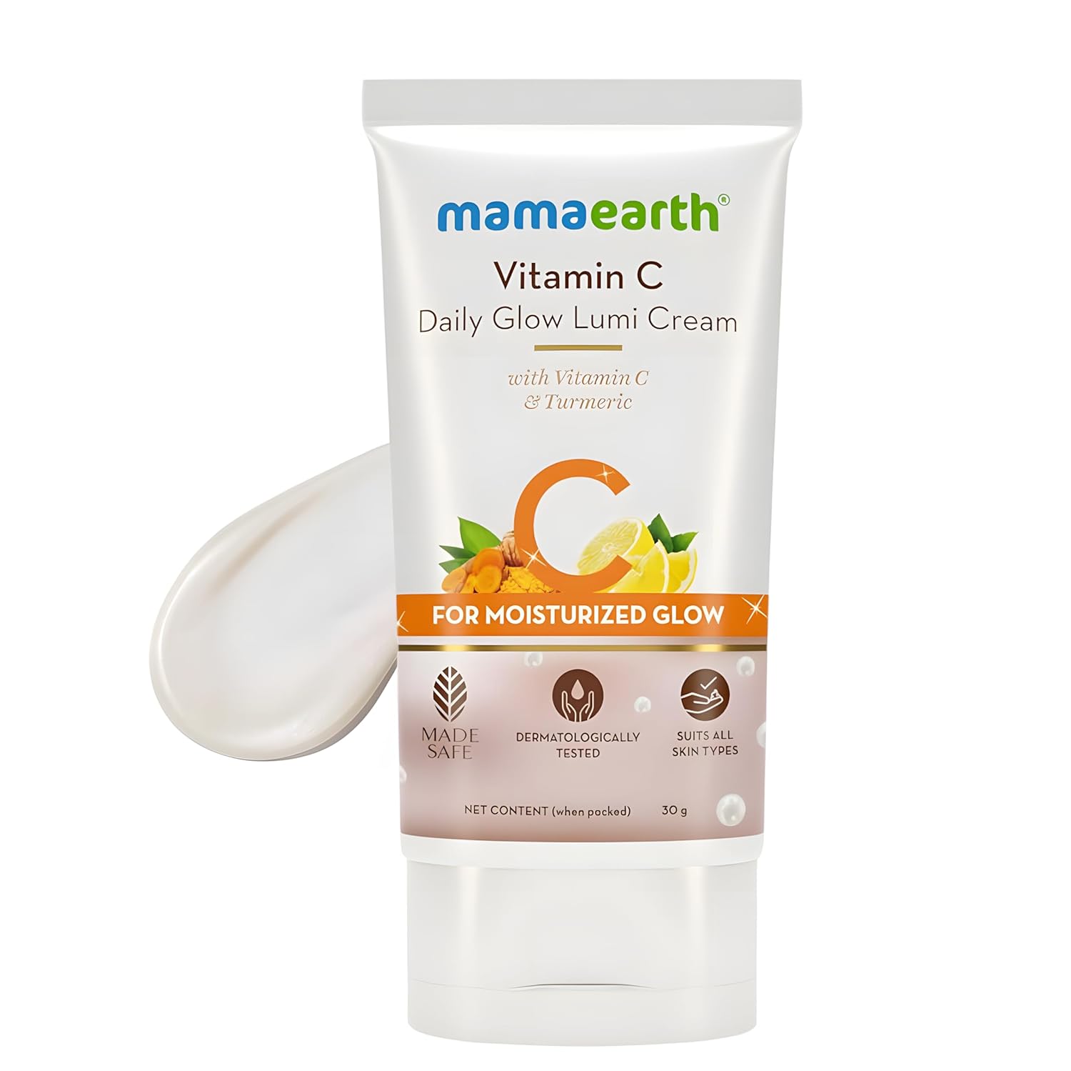 Mamaearth - Vitamin C Daily Glow Lumi Cream with Vitamin C & Turmeric for Highlighter Like Glow 30g
