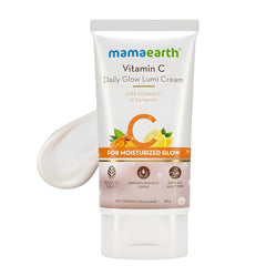 Mamaearth - Vitamin C Daily Glow Lumi Cream with Vitamin C & Turmeric for Highlighter Like Glow 30g