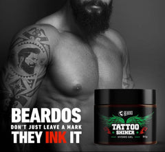 Beardo - Tattoo Shiner Hydro Gel Instant shine & brightness Heals tattooed skin 50g
