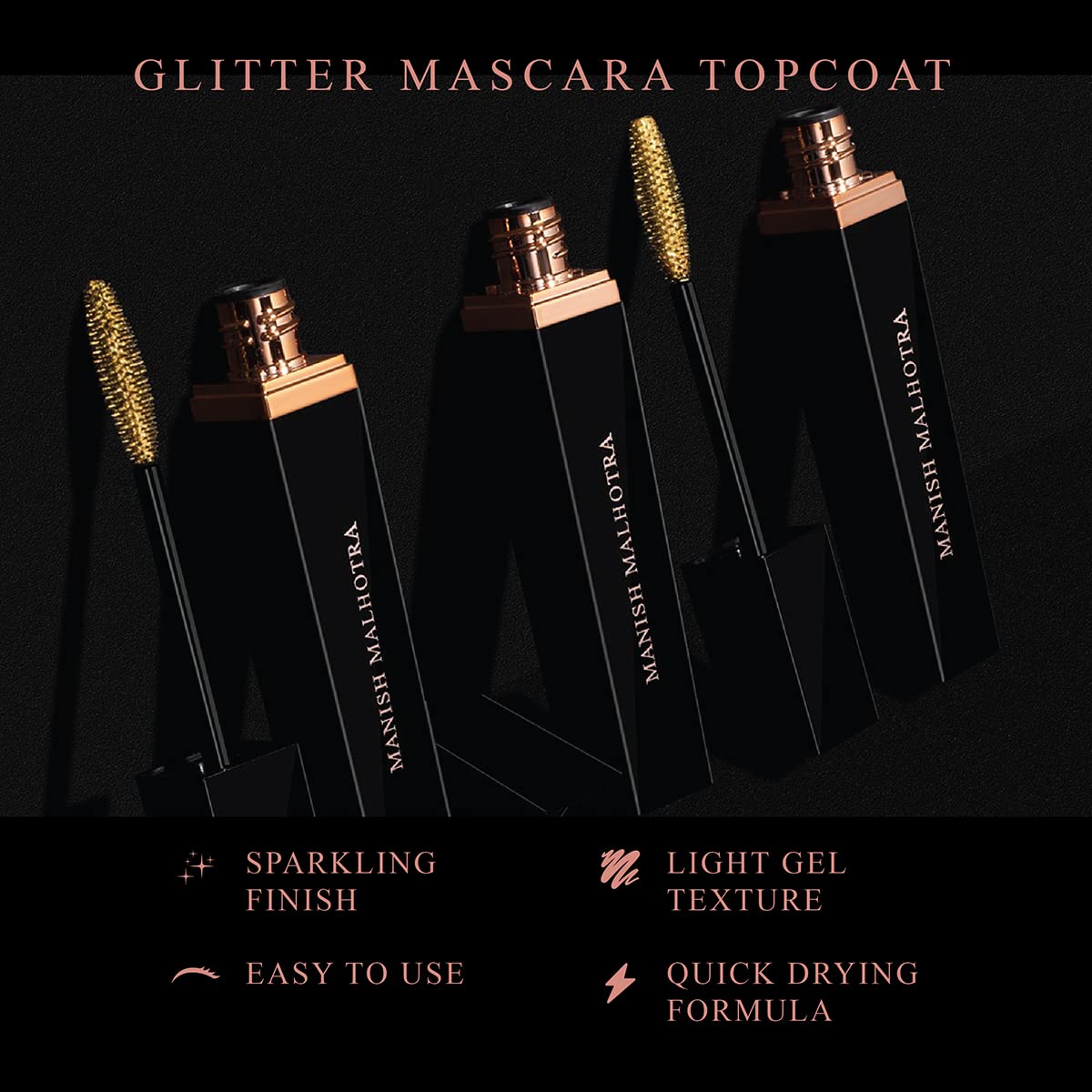 MyGlamm - Manish Malhotra Glitter Mascara Topcoat