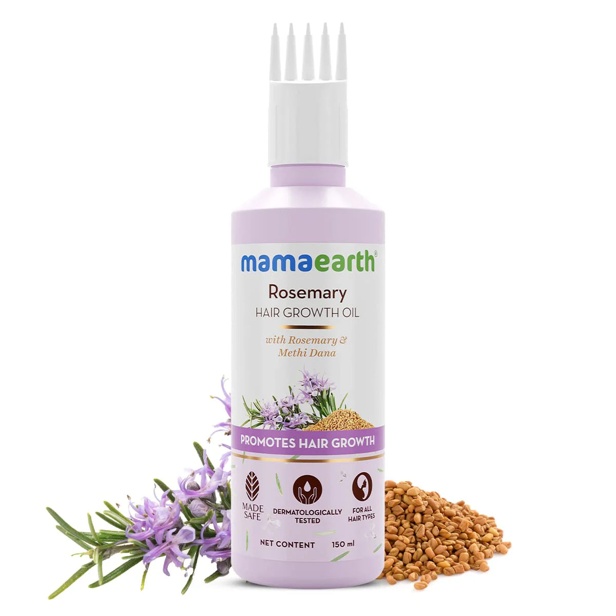 Mamaearth - Rosemary Hair Growth Oil with Rosemary & Methi Dana for Promoting Hair Growth - 150 ml