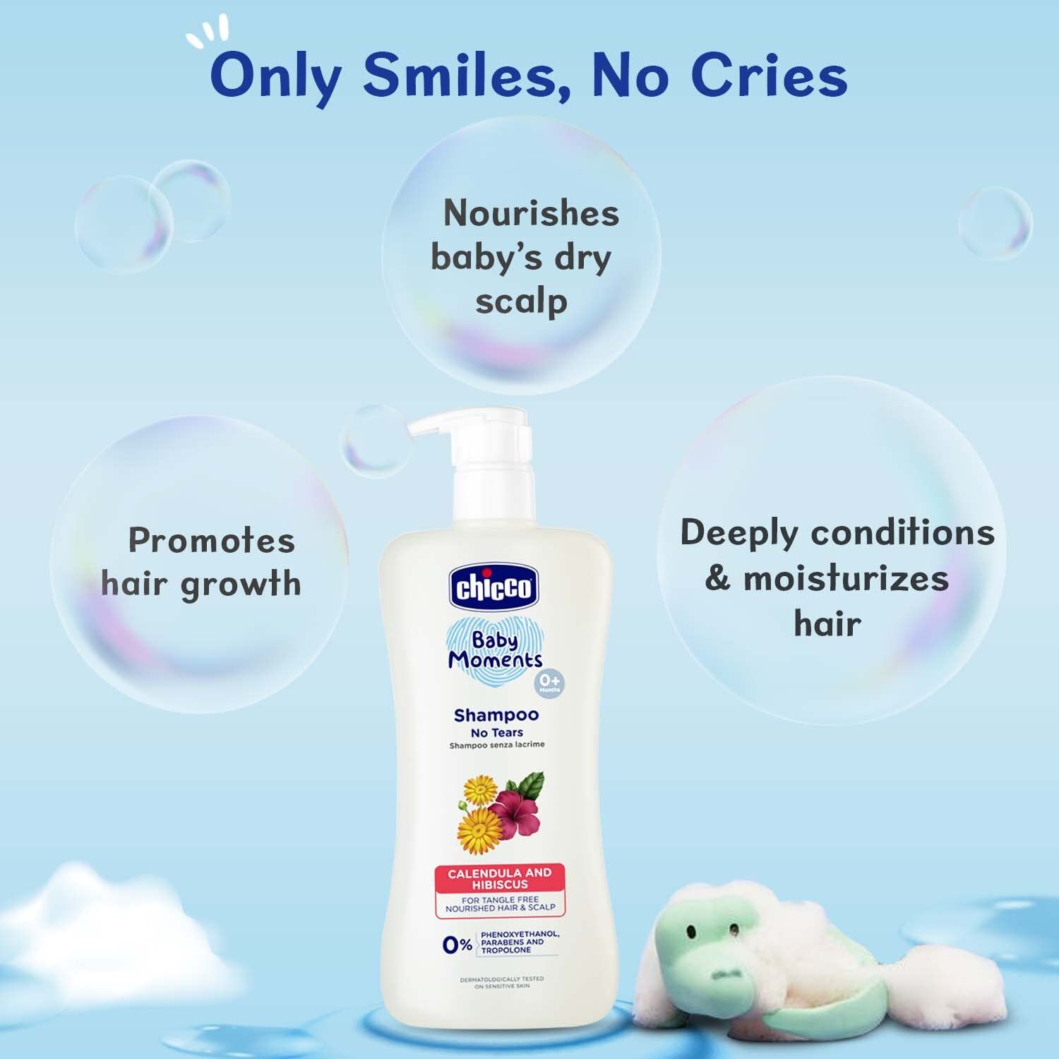 Chicco Baby Moments Baby Shampoo - 200 ml