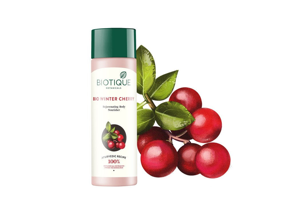 Biotique Bio Winter Cherry Rejuvenating Body Nourisher 190ml