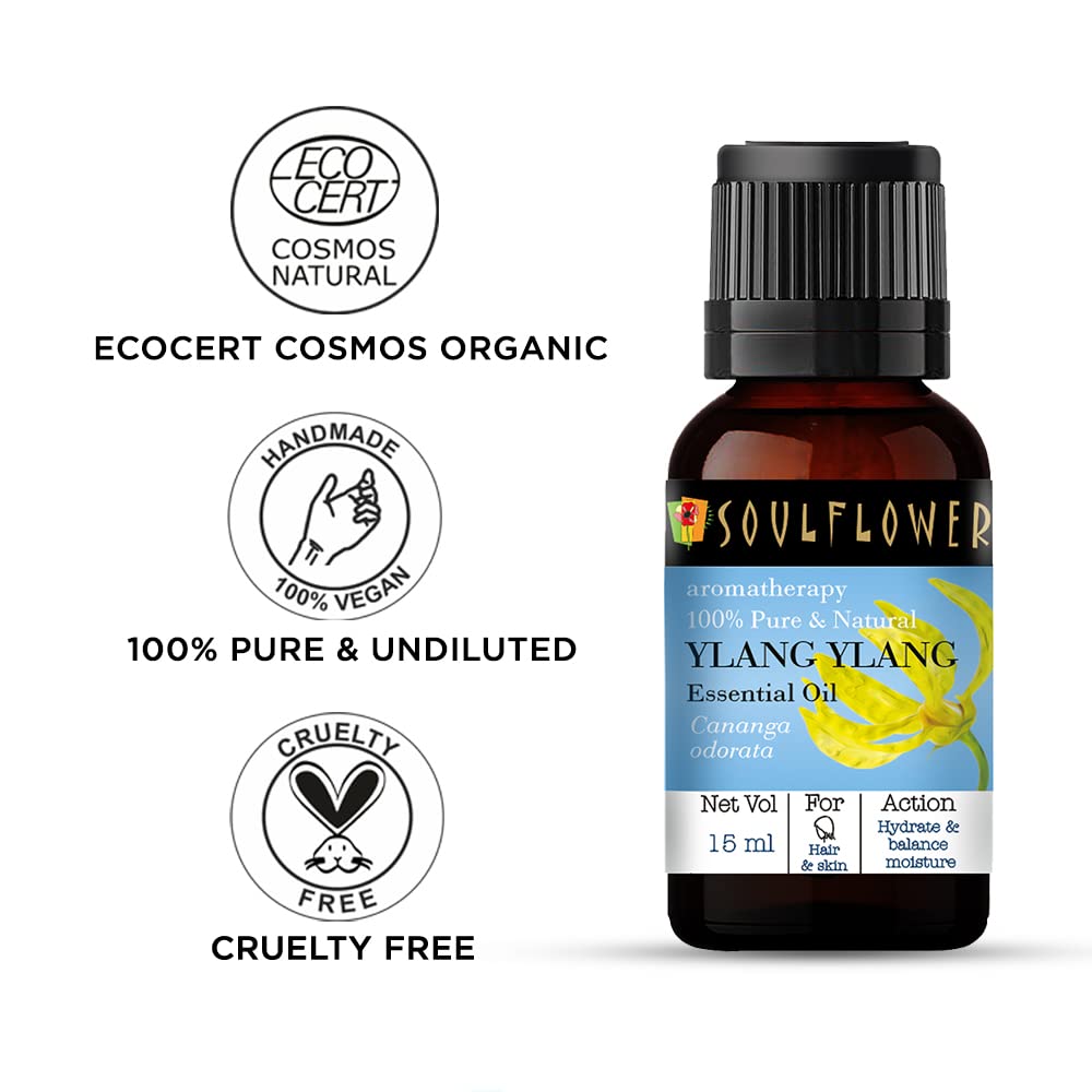 SoulFlower - Ylang Ylang Essential Oil for Thick Hair 15ml