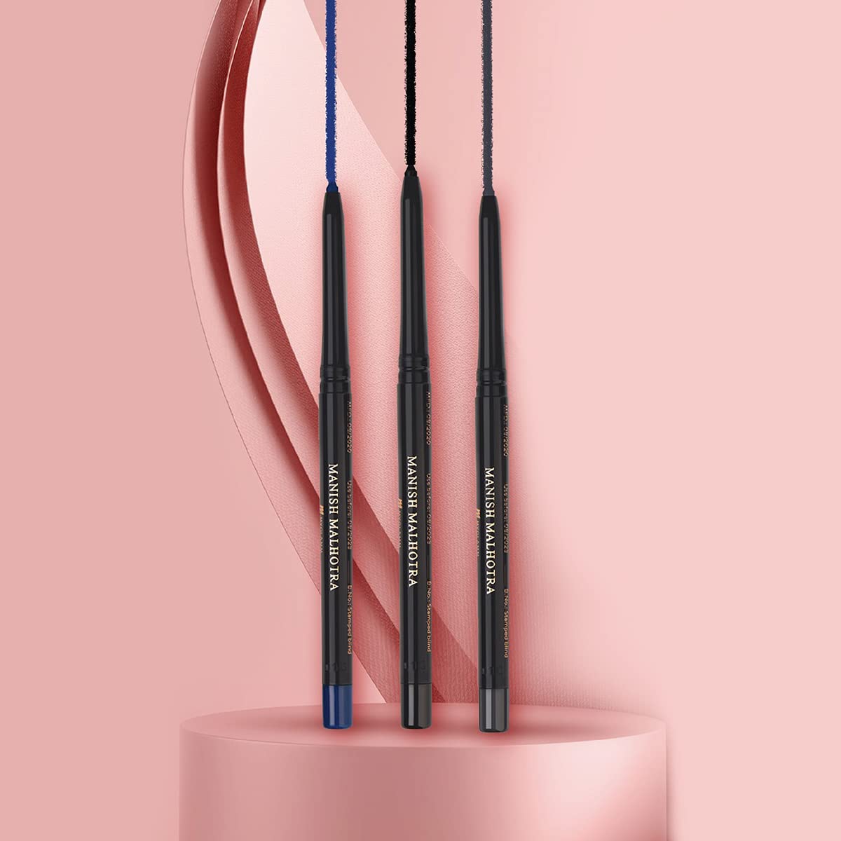 MyGlamm - Manish Malhotra 24H Kajal Eyeliner - Starry Night (Blue) | Long Lasting, WaterProof, Smudge Proof Retractable Eye Kajal Pencil