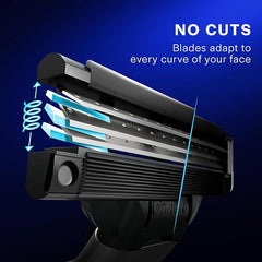 Gillette - Mach3 Charcoal Bright Glow Catridge pack of 2 with New Enhanced Lubrastrip