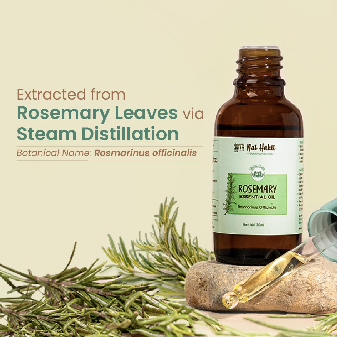 Nat Habit - Rosemary Essential Oil 15ml