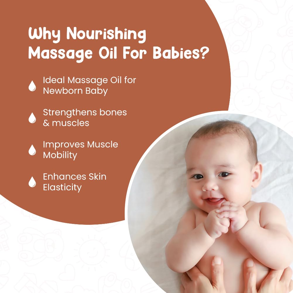 Mother Sparsh Baby Natural Baby Massage Oil - 100 ml