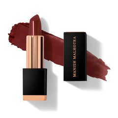 MyGlamm - Manish Malhotra Soft Matte Lipstick - Velvet Wine (Deep Maroon Shade) | Long Lasting, Hydrating, Moisturising, Matte Finish Creamy Lipstick