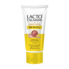 Lacto Calamine - Sunscreen SPF 50 PA ++++ UVA-UVB  Kaolin Clay with Lemon Extracts for Oily Skin 100g