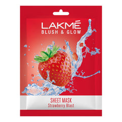 Lakme Blush & Glow Strawberry Sheet Mask 25ml