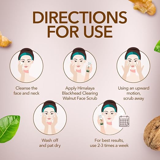 Himalaya - Blackhead Clearing Walnut Face Scrub 100g