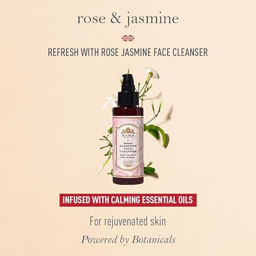 Kama Ayurveda - Rose Jasmine Face Cleanser | Cleansing, Refreshing and Hydrating 100ml