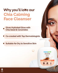 Mamaearth - Chia Calming Face Cleanser with Chia Seed and Ceramides 180ml