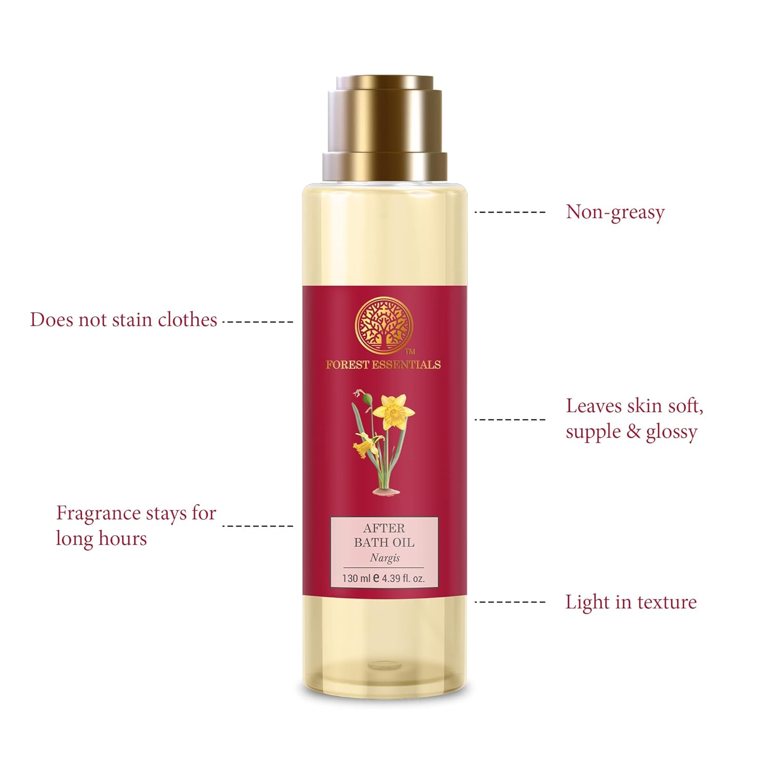 Forest Essentials - After Bath Oil Nargis 130ml