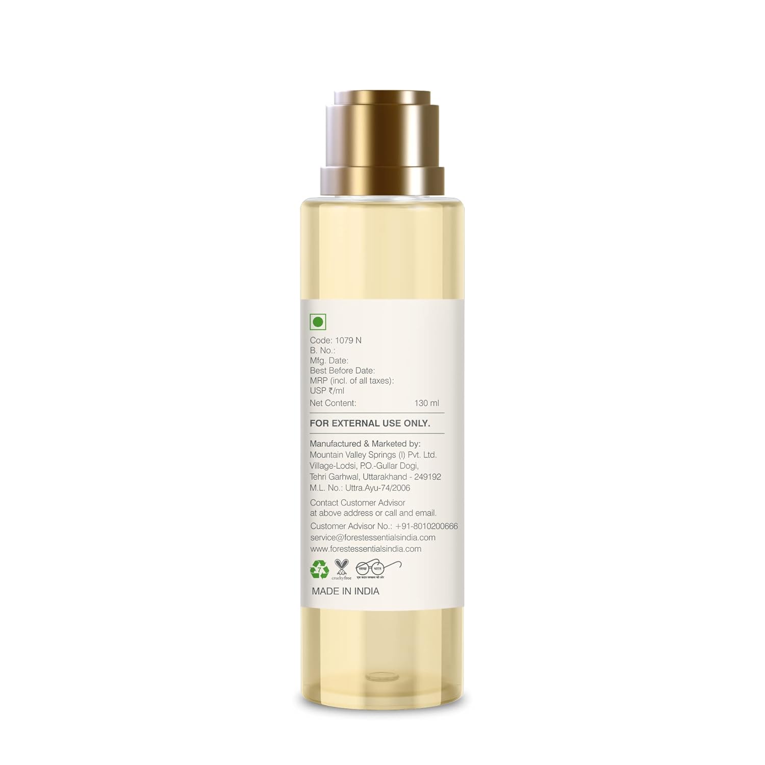 Forest Essentials - After Bath Oil Nargis 130ml