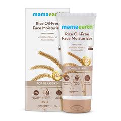 Mamaearth - Rice Oil-Free Face Moisturizer With Rice Water & Niacinamide for Glass Skin 80g