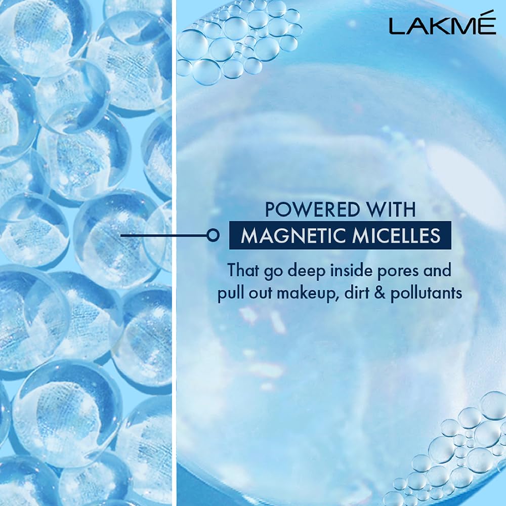 Lakme Pure Micellar Water for Makeup Removal 200ml