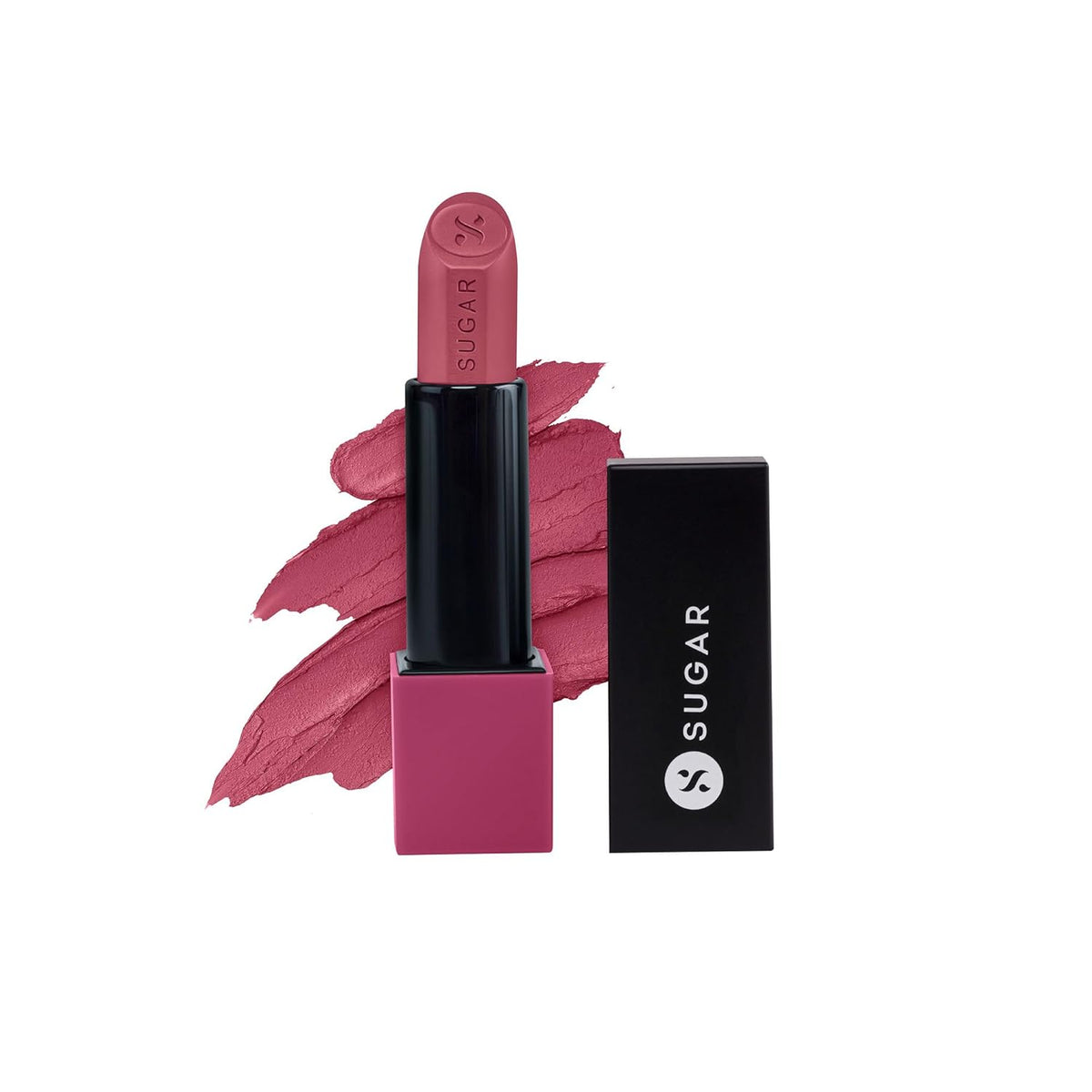 Sugar - Glide Peptide Serum Lipstick with Vitamin E |1 Swipe Full Coverage - 05 Parisian Pink 4.2g