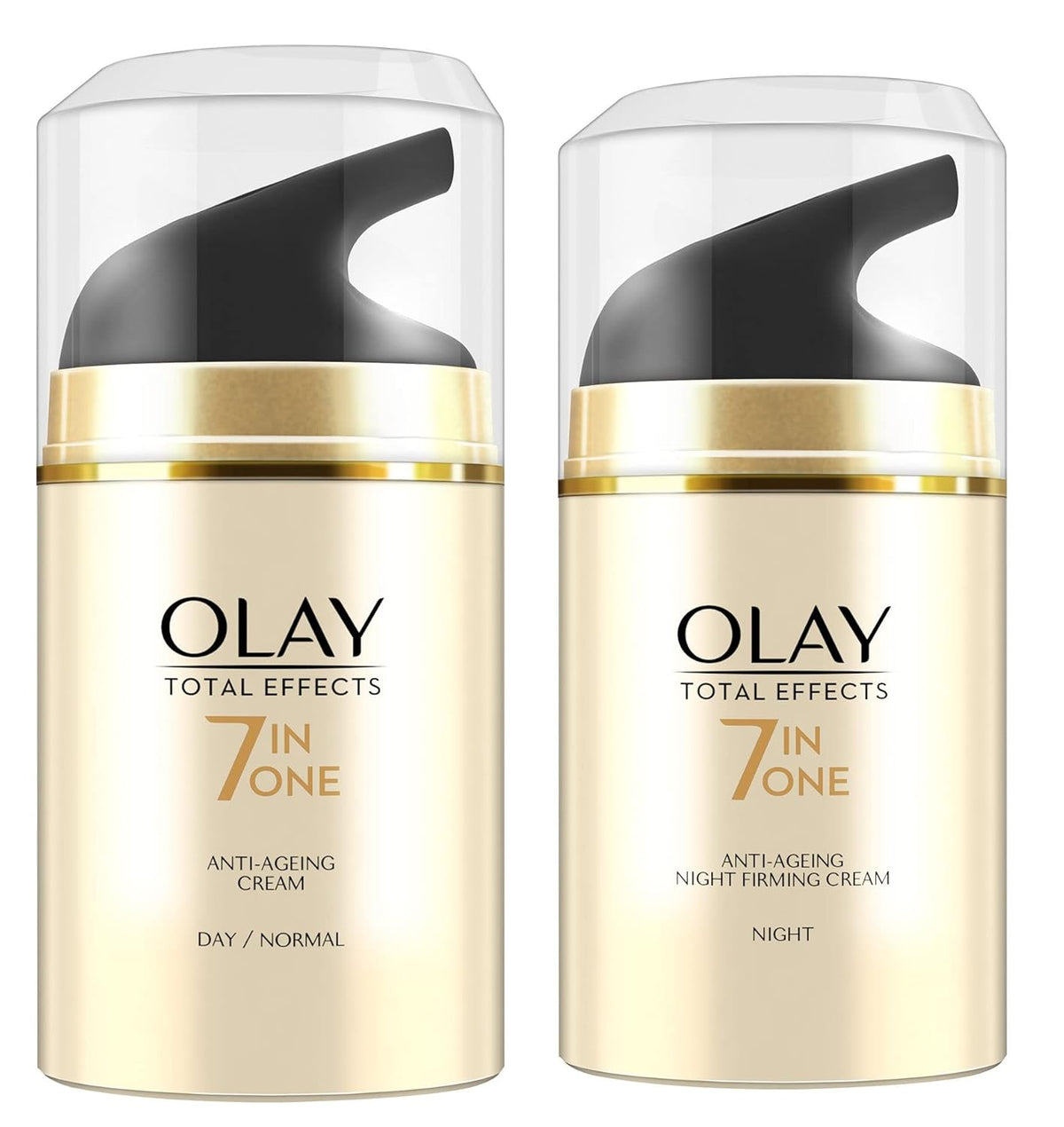 Olay Total Effects Day Cream + Olay Total Effects Night Cream - Slay All Day Pack (50 gm + 50 gm)