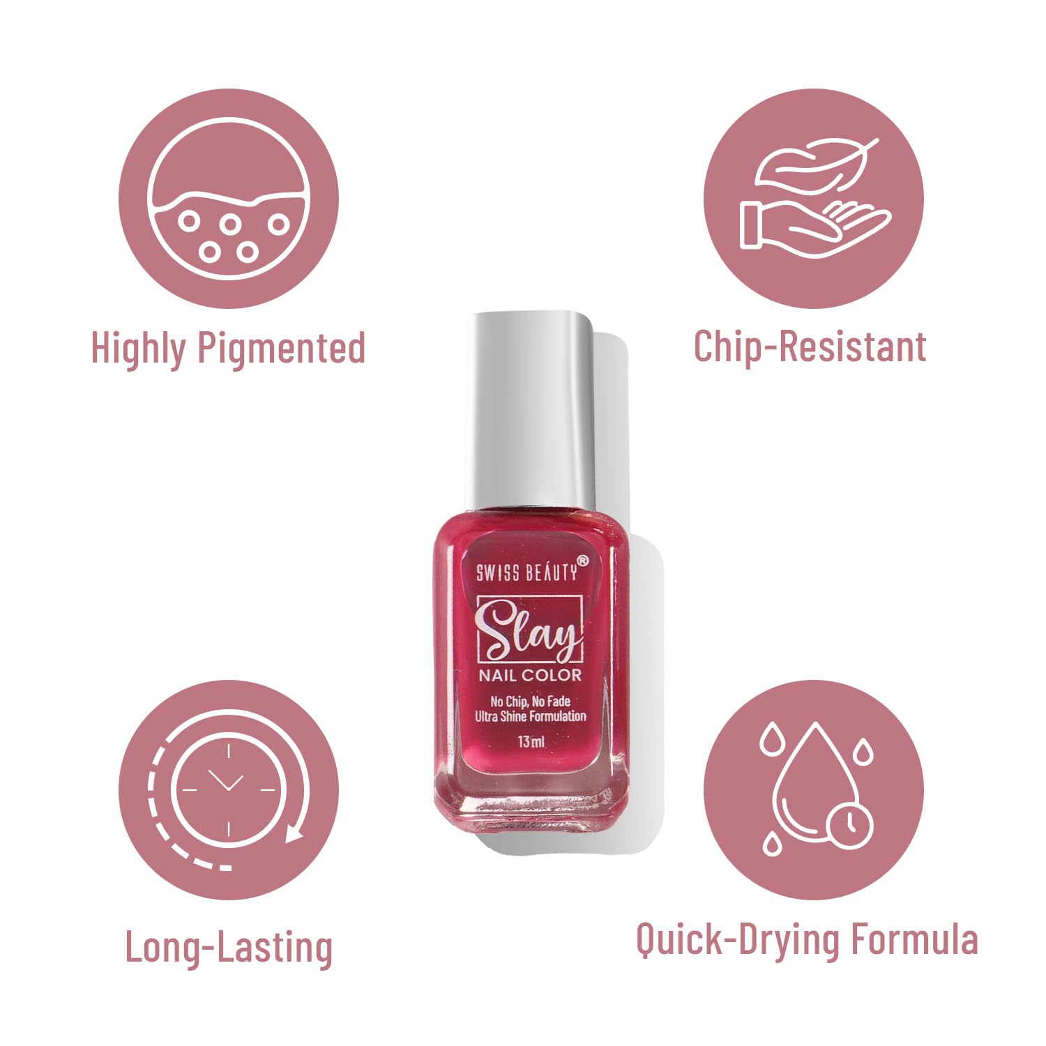 Swiss Beauty - Slay Nail Color Shade 64 Lavender Love