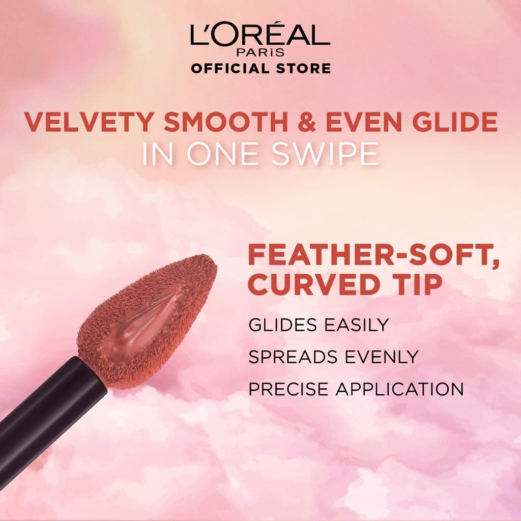 L'Oreal Paris - Chiffon Signature Liquid Lipstick 7ml - Lead 129