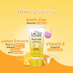 Lacto Calamine - Face Sunscreen SPF 50 PA +++ UVA-UVB - No White Cast 50g