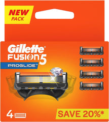 Gillette - Fusion Proglide Manual Shaving Razor Blades for men pack of 4