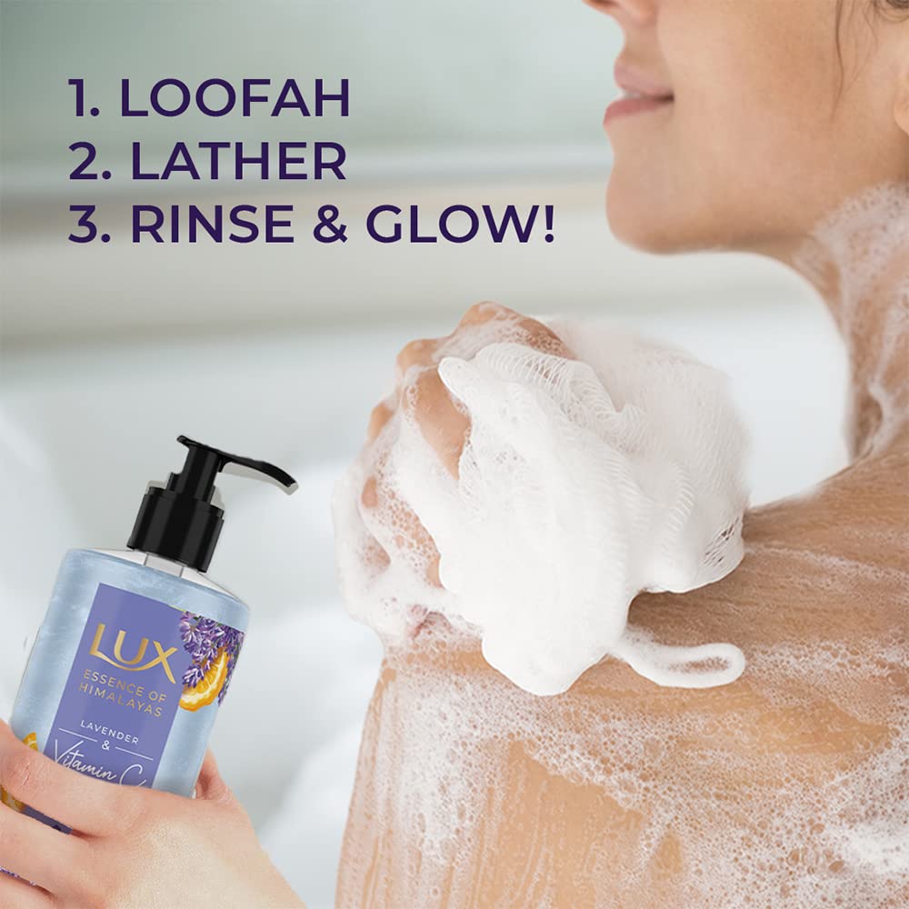 Lux - Essence of Himalayas Lavender & Vitamin C Illuminating Shimmer Body Wash 400ml