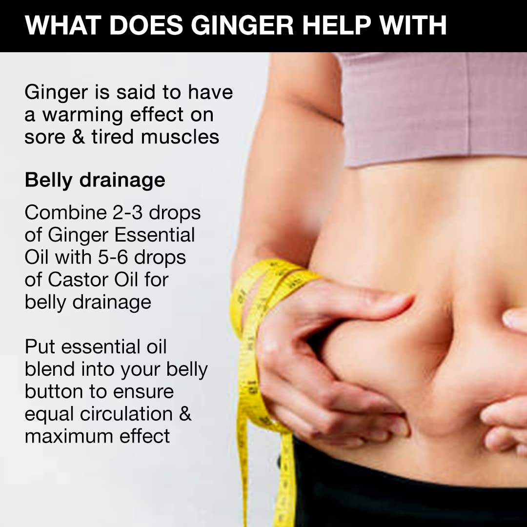 SoulFlower - Ginger Essential Oil for Sore Muscles 10ml