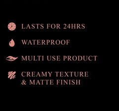 MyGlamm - Manish Malhotra 24H Kajal Eyeliner - Smokey Diamond (Grey) | Long Lasting, WaterProof, Smudge Proof Retractable Eye Kajal Pencil