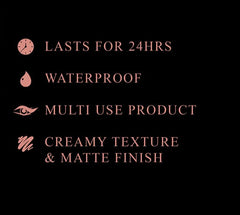 MyGlamm - Manish Malhotra 24H Kajal Eyeliner - Black Diamond (Black) | Long Lasting, WaterProof, Smudge Proof Retractable Eye Kajal Pencil