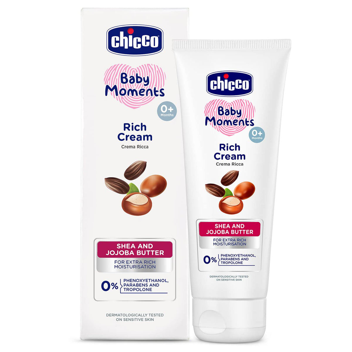 Chicco Baby Moments Shea Butter Rich Cream - 100 gm