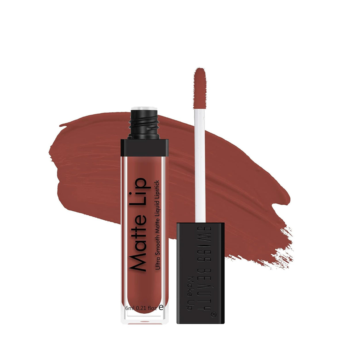 Swiss Beauty - Matte Lip Liquid Lipstick Shade No. 03 Café Shade