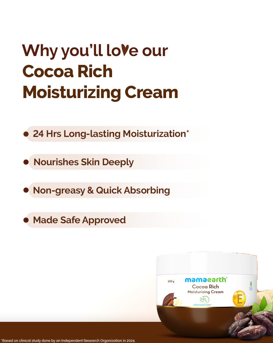 Mamaearth - Cocoa Rich Moisturizing Cream 200g