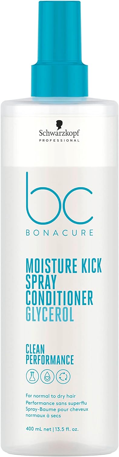Bc Bonacure Clean Performance Moisture Kick Spray Conditioner 400ml - Kess Hair and Beauty