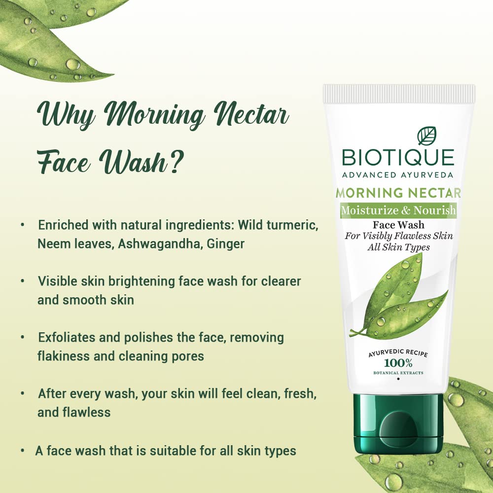 Biotique - Morning Nectar Moisturize & Nourish Face Wash 150ml