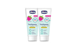 Chicco - Dentifricio Strawberry Flavour Toothpastes Pack of 2 50g