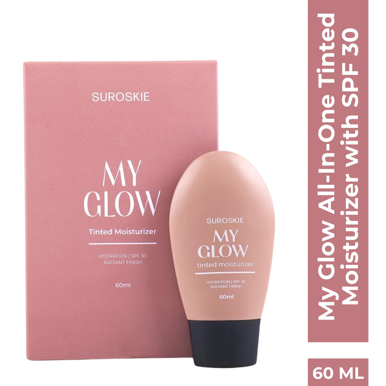 Suroskie - My Glow All-In-One Tinted Moisturizer with SPF 30 Light | 60ml