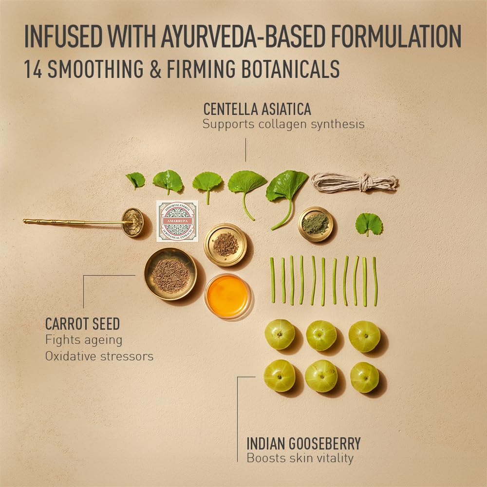 Kama Ayurveda - Amarrupa Line Smoothing Face Serum with Centella Asiatica 15ml