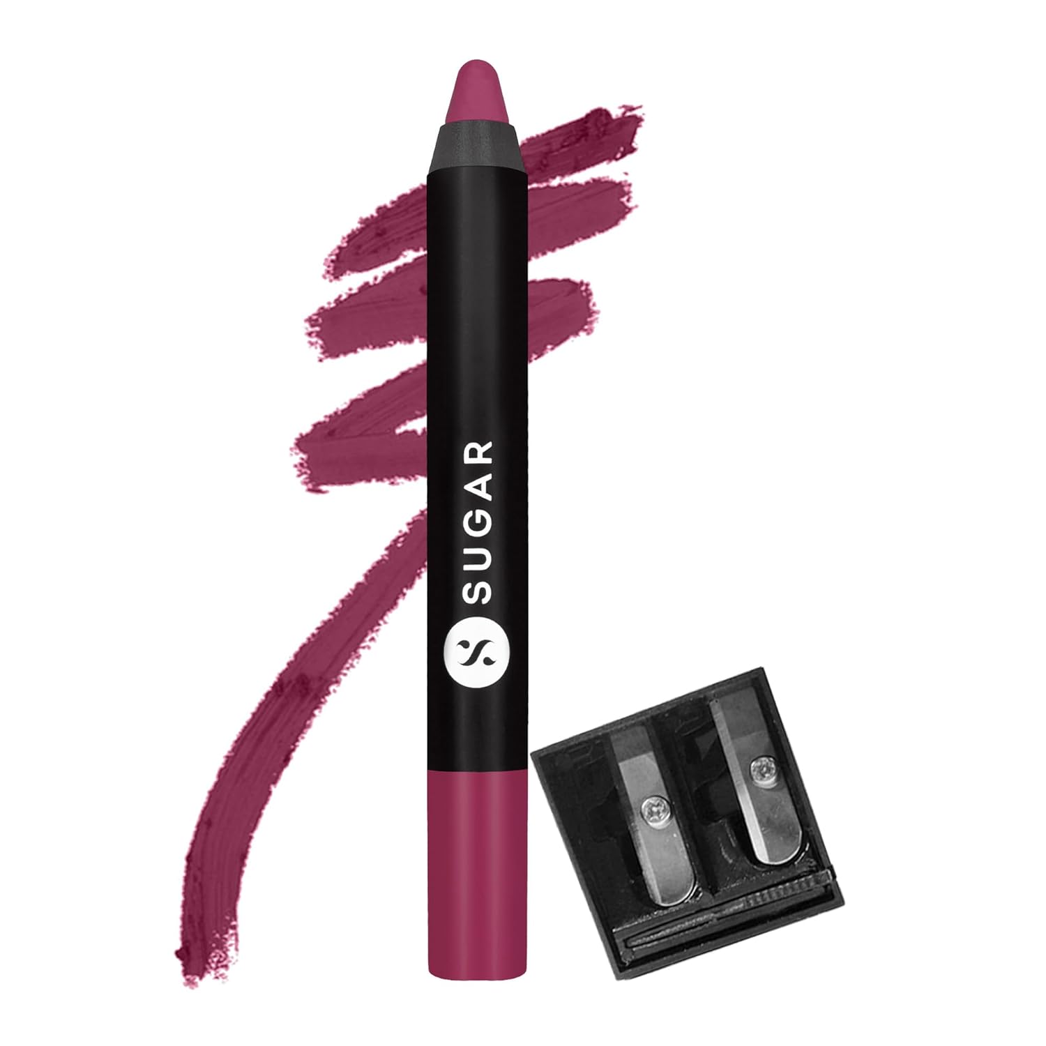 Sugar - Matte As Hell Crayon Lipstick Color: 32 Miss Rosa (Dusky Rose) | 2.8 gm