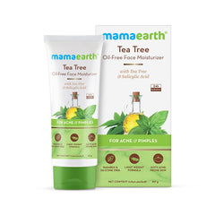 Mamaearth - Tea Tree Oil-Free Face Moisturizer with Tea Tree and Salicylic Acid for Acne and Pimples 80ml