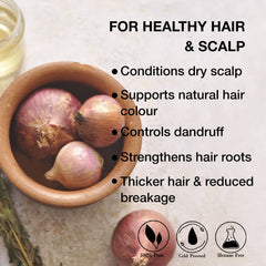 SoulFlower - Onion Amla Hair Growth Oil for Strengthening & Hair Fall Control 120ml