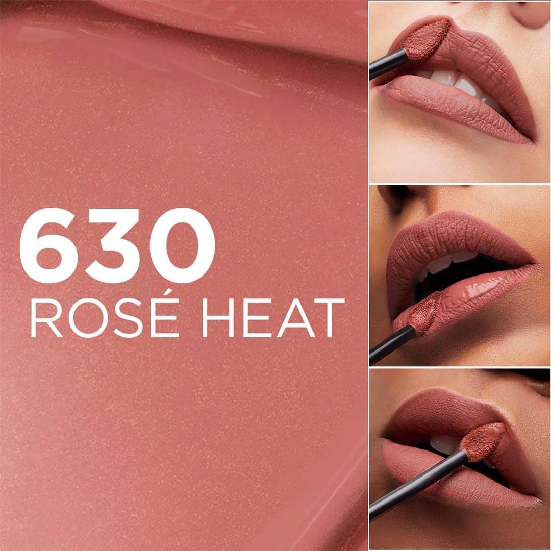 L'Oreal Paris - Infallible Matte Resistance Liquid Lipstick 5ml - Rose Heat 630