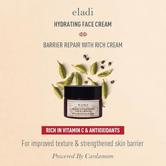 Kama Ayurveda - Eladi Hydrating Face Cream | Enriched With Vitamin C & E | Barrier Repair 50g