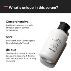 Minimalist - Salicylic Acid + LHA 02% Cleanser for Oily / Acne Prone Skin Face Wash 100ml